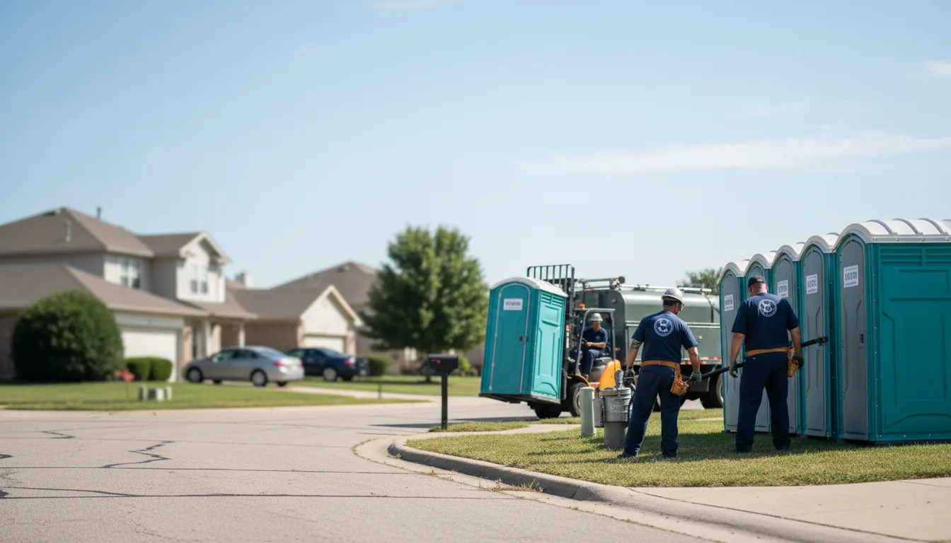 Porta Potty Rental in Coleman, OK near me